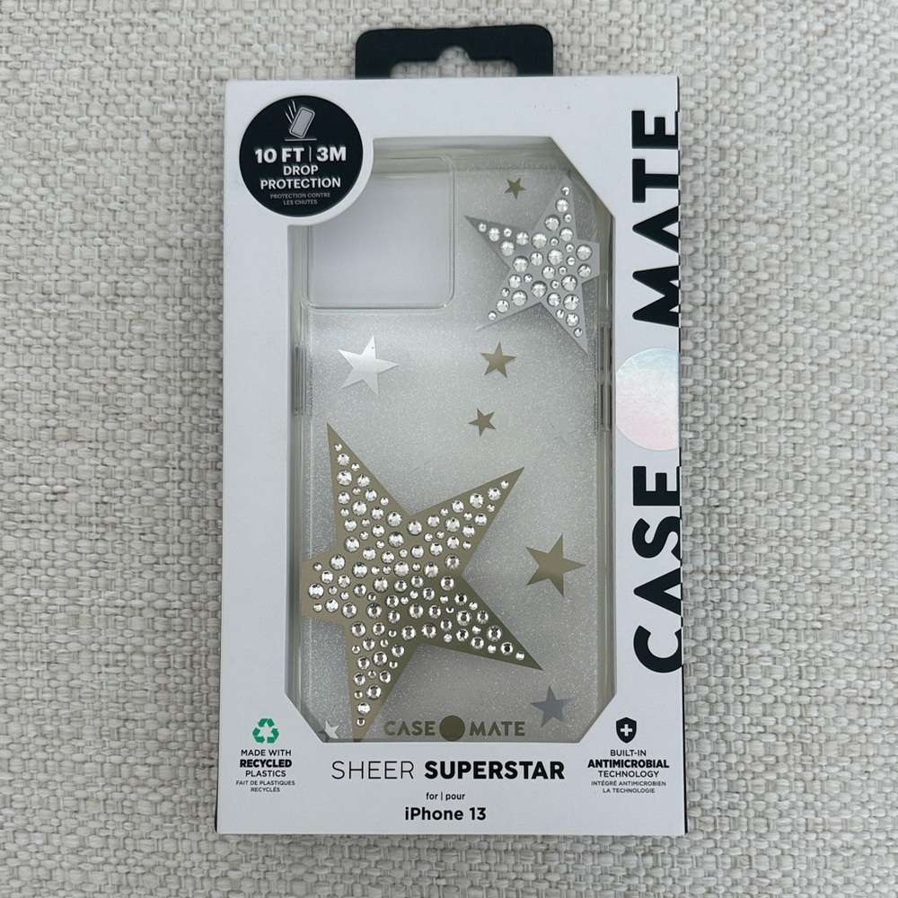 Case-Mate Protective Phone Case with Black Accents